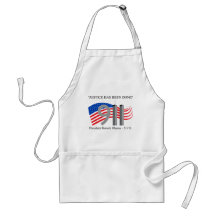 Osama Bin Laden - Justice Has Been Done Aprons