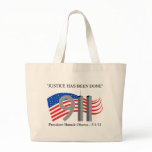 Osama Bin Laden - Justice Has Been Done bags