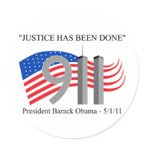 Osama Bin Laden - Justice Has Been Done Sticker