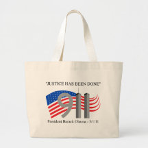 Osama Bin Laden - Justice Has Been Done Tote Bags
