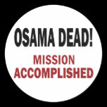 OSAMA DEAD! stickers