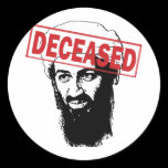 Osama DECEASED stickers