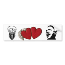 Osama Loves Obama bumper stickers by ddecicco Osama Loves Obama bumper stickers