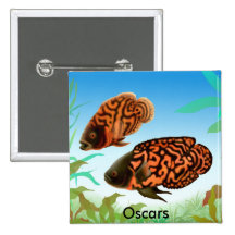 Oscar Cichlids Pin