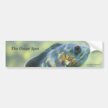 Oscar Fish Bumper Sticker
