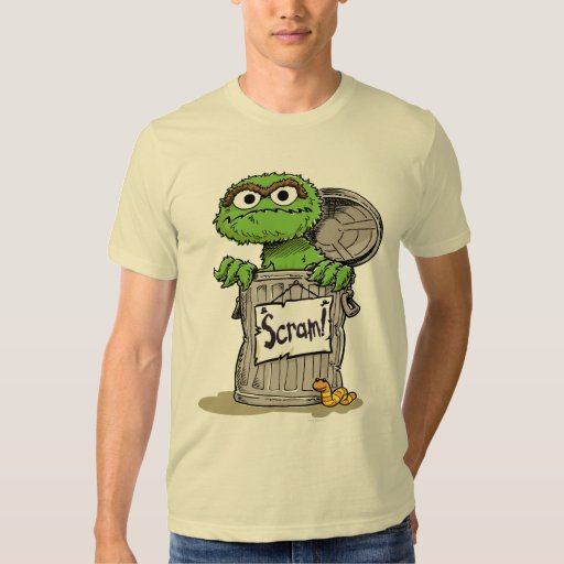 Oscar The Grouch Scram T Shirt Zazzle