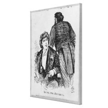 Oscar Wilde (1854-1900) Among the Audience (engrav Canvas Prints