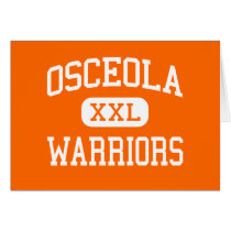 Osceola - Warriors - High - Seminole Florida cards by customteamsportswear Osceola - Warriors - High - Seminole Florida cards
