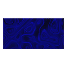 Oscilaciones de humor - azul contra extracto negro tarjeta fotografica personalizada