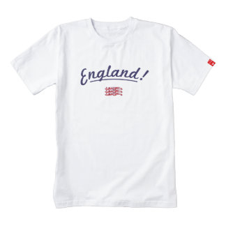 ¡Oscile su ropa de la nación - Inglaterra! Playera Zazzle HEART
