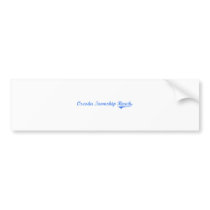 Oscoda Township Beach Michigan Classic Design Bumper Sticker