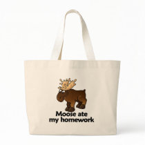 ose ate my homework canvas bag