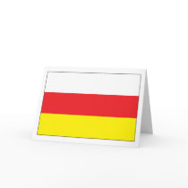 Osetia Flag Greeting Card by FlagTshirts Osetia Flag Greeting Card