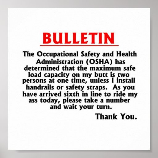 OSHA Bulletin Posters