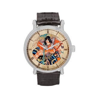 Oshimodori,from the series Eighteen Great Kabuki Wrist Watch