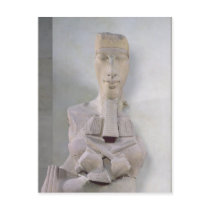 Osirid pillar of Amenophis IV  from Karnak Postcard