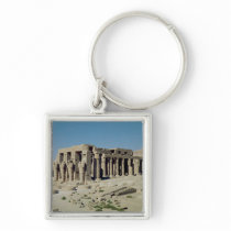 Osiride figures Ramesses II  flanking the walls Key Chains