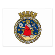 Oslo Coat of Arms Postcard