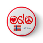 button, souvenir, norway, oslo, peace, love, gift,
