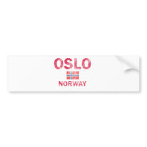 Oslo Norway Designs Bumper Stickers