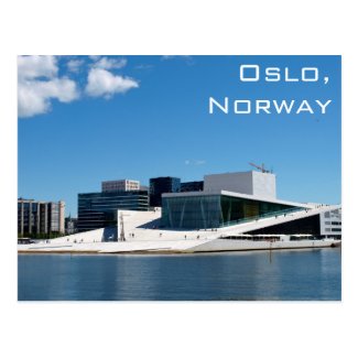 Oslo Opera House In Norway On A Summer Day Postcard - Zazzling Ideas: Friday October 9th