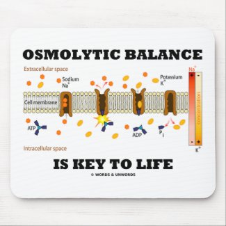 Osmolytic Balance Is Key To Life (Na-K Pump) mousepad