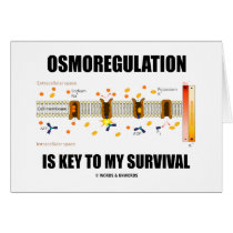 Osmoregulation Is Key To My Survival Cards