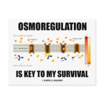 Osmoregulation Is Key To My Survival Post Card
