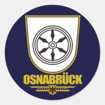 Osnabruck Round Sticker