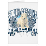 Oso polar Carolina del Sur Felicitación