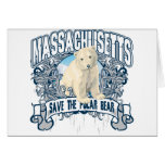 Oso polar Massachusetts Tarjeton