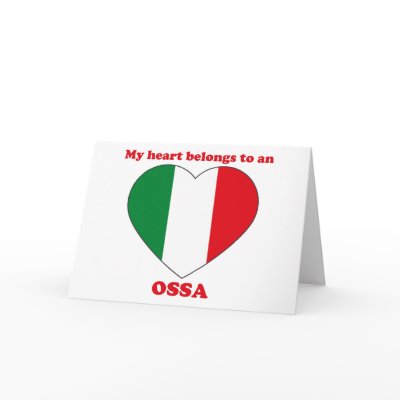 Ossa Card by ValentinesDayTshirts