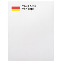 Ossettia-Alania Flag Letterhead