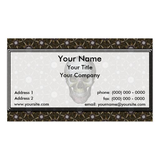 Ossuario Business Card (front side)