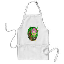 Ostara Faery and Birdhouse Cottage Apron by KirstenEdwards Ostara Faery and Birdhouse Cottage Apron