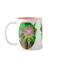 Ostara Faery and Birdhouse Cottage Mug by KirstenEdwards Ostara Faery and Birdhouse Cottage Mug