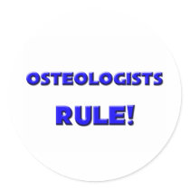 Osteologists Rule! stickers by professions Osteologists Rule! stickers
