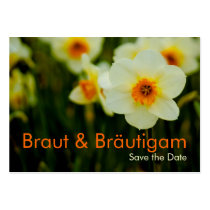 Osterglocken • Save the Date Mini Karten business cards by SabineStGreetings Osterglocken • Save the Date Mini Karten business cards