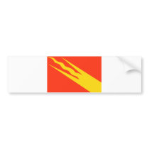 Ostfold flag Norway region Bumper Sticker