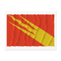 Østfold waving flag postcards