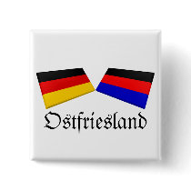 Ostfriesland, Germany Flag Tiles buttons