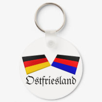 Ostfriesland, Germany Flag Tiles keychains by Vexillophile Ostfriesland, Germany Flag Tiles keychains