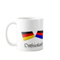 Ostfriesland, Germany Flag Tiles mugs by Vexillophile Ostfriesland, Germany Flag Tiles mugs