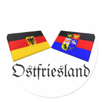 Ostfriesland, Germany Flag Tiles stickers by Vexillophile Ostfriesland, Germany Flag Tiles stickers