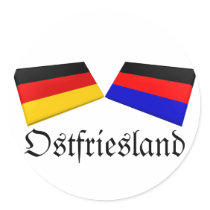 Ostfriesland, Germany Flag Tiles stickers by Vexillophile Ostfriesland, Germany Flag Tiles stickers