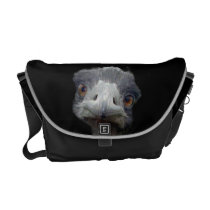 Ostrich Rickshaw Messenger Bag