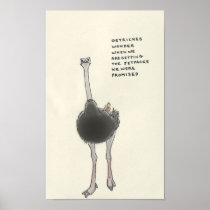 ostrich trivia posters