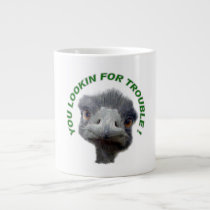 Ostrich trouble Mug Jumbo Mug