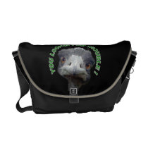 Ostrich trouble Rickshaw Messenger Bag