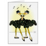 Ostrich Wedding Card
